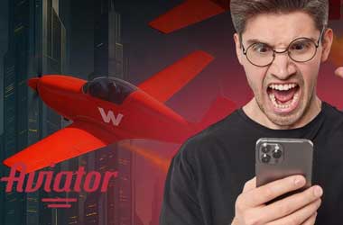 jogador aviador zangado